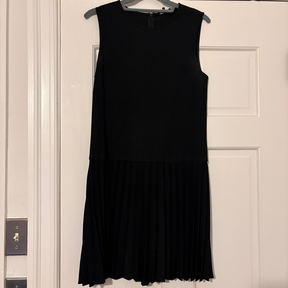 Theory Black Textured Dress